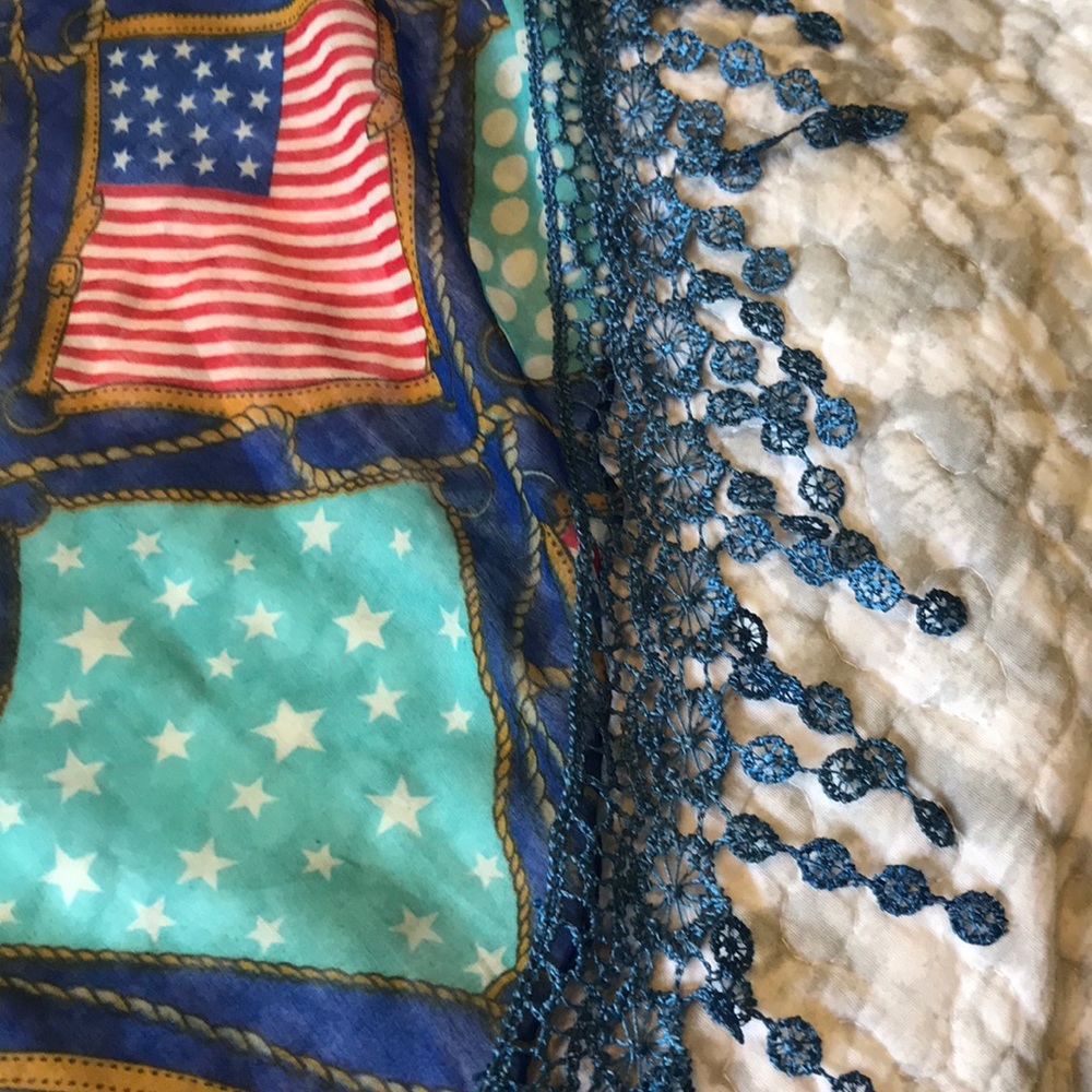 England/America Flag Scarf - Picture 3 of 4